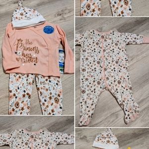 Gerber Organic Cotton 3-6mo with hat.+Bonus onesie